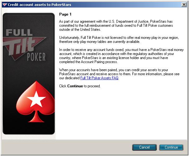 Full tilt poker account login