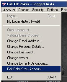 Pair Full Tilt Poker Account