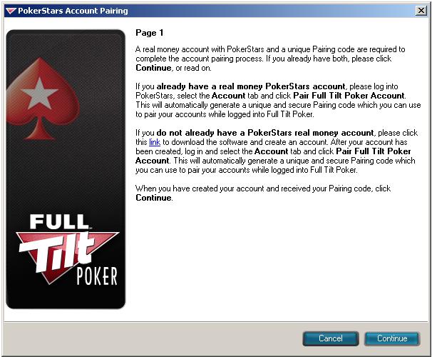 Pair Full Tilt Poker Account