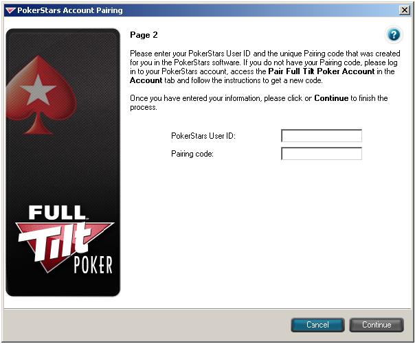 Pair Full Tilt Poker Account