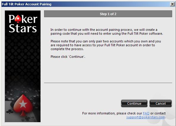 Pair Full Tilt Poker Account
