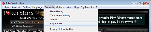 Pair Full Tilt Poker Account