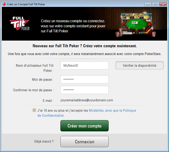 Pair Full Tilt Poker Account
