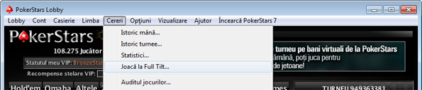 Pair Full Tilt Poker Account