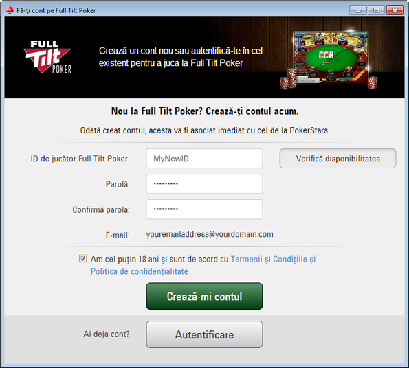 Pair Full Tilt Poker Account