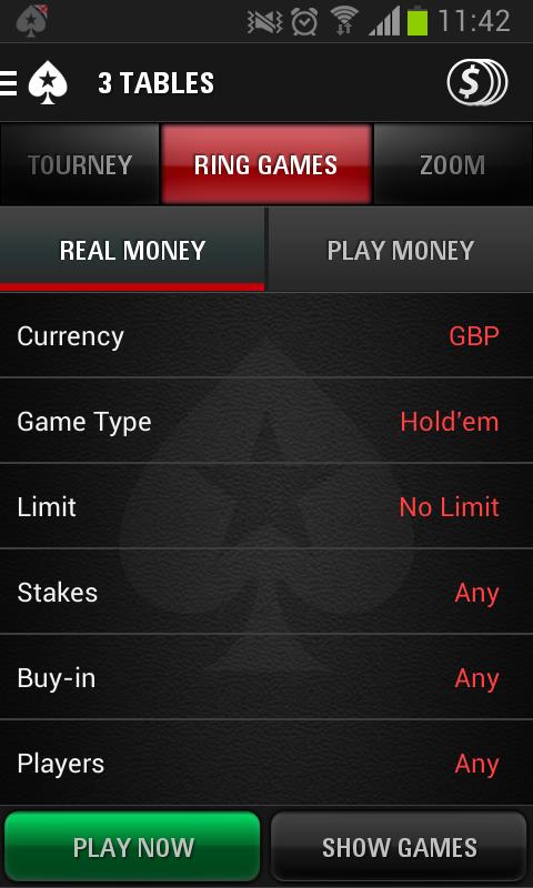 pokerstars mobile