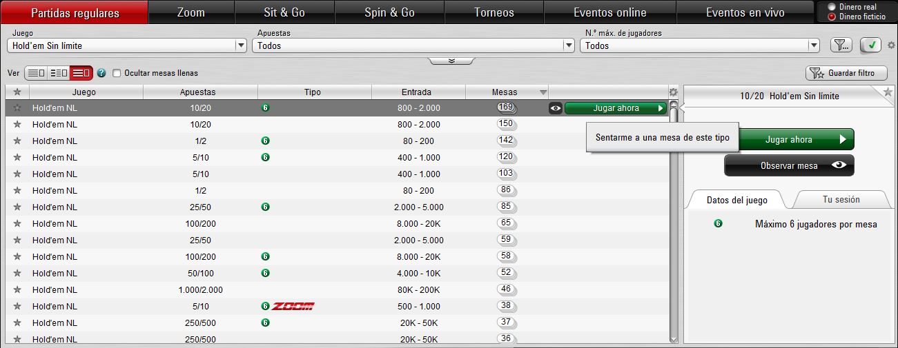 Getting Started at PokerStars - start playing
