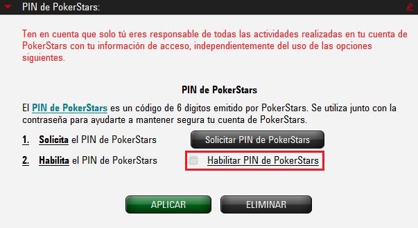 Disable BetStars pin